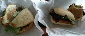 Vegan sandwiches at Grindhouse Cafe in Griffith