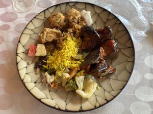 Buffet lunch   at Borneo Indonesian Restaurant  in Kigali