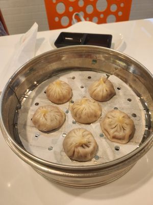 Mini soup dumplings 😋 at VeGreen Noodle   in Buford