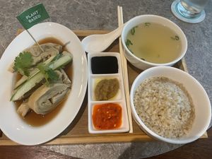 No chicken chicken with rice   at Privé Kent Ridge in Central Singapore