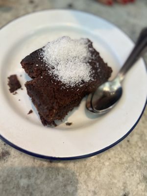 Vegan brownie   at Coffee Muxu in Bayonne