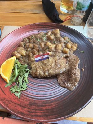 Seitan stew  at Downtown Grill in Split