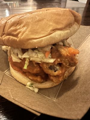 Oyster mushroom sandoori from vegan pop up  #Veganuary at The Congregation in Detroit