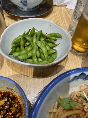 Yuzu Edamame  at AFURI in Kowloon
