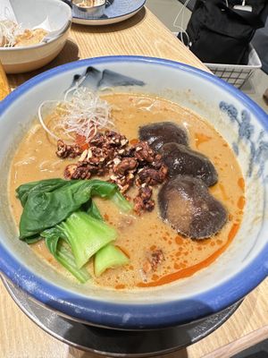 Hazelnut tantan ramen  at AFURI in Kowloon