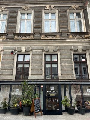 Entrance. at Korzenie Kuchnia Roślinna  in Szczecin