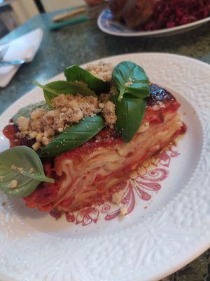 Lasagne at Korzenie Kuchnia Roślinna  in Szczecin