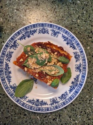 Lasagne at Korzenie Kuchnia Roślinna  in Szczecin