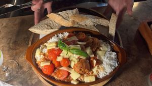 Vegan meatballs  at Babi - Resto Bar & Wine in Tivat