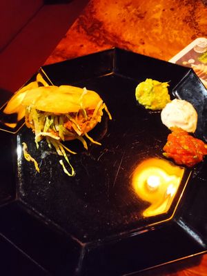 Gefülltes maisbrot at Café Mundgerecht in Essen