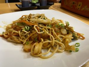 Vegan Shrimp Noodles  at Vegan Sushi House  in Lisbon