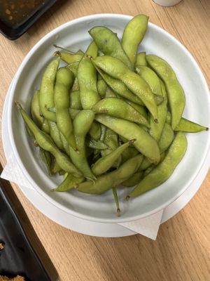 Edamame  at Vegan Sushi House  in Lisbon