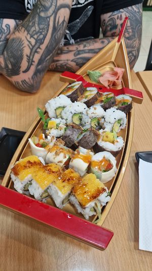 20pcs boat at Vegan Sushi House  in Lisbon