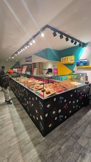 Interior at Unregular Pizza - 37th St in New York City