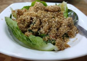 Butter flavored mushrooms at NEU Xinmin Vegetarian Restaurant - 新民素食馆 in Kuala Lumpur
