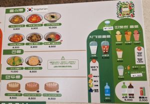 Veggie Menu at Bibibim in Busan