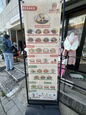 Full Menu  at Bibibim in Busan