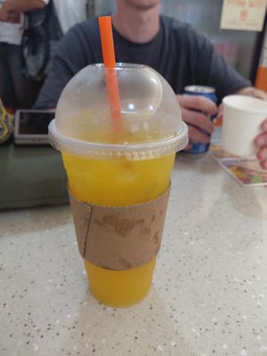 Orange juice at Bibibim in Busan