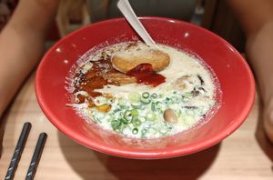 Vegan ramen at Ippudo in Kanazawa