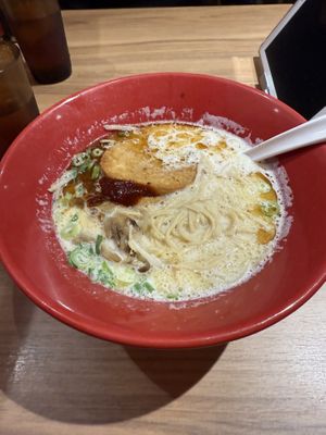 Vegan ramenn  at Ippudo in Kanazawa