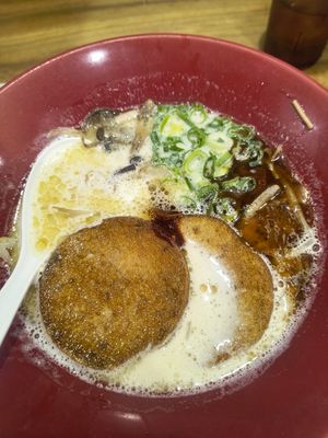 Plant based akamaru at Ippudo in Kanazawa