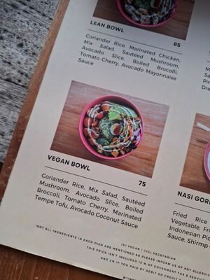 Vegan options at Jimmy Beach Cafe in Tabanan