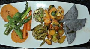 VEG PLATE at Backstreet Cafe in Houston