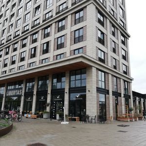 Terrace seating areas at Fernweh Groningen in Groningen