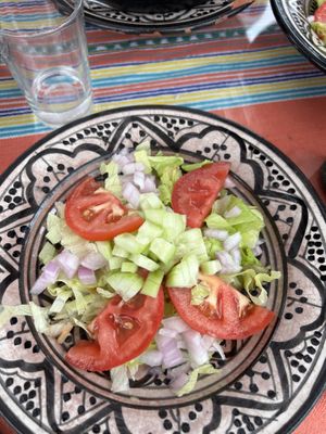 Oriental salad   at Restaurant La Réception in Tangier