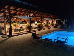 Restaurant outside at 16 Lakes Restaurant in Rakovica