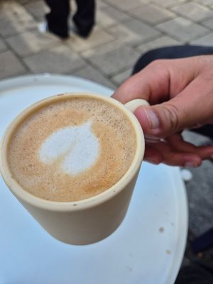 Cappuccino at Breadbox in Munich