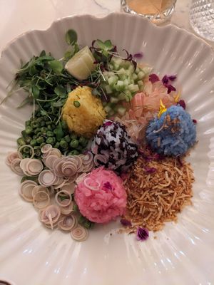 Rice salad at Kiin in Toronto