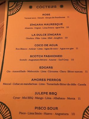  at Zíngara in Madrid