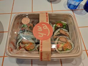 Vegan Gimpap at You Are What You Eat in Seoul