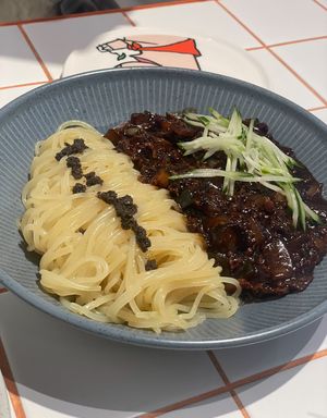 Jja jang myeon wirh truffle   at You Are What You Eat in Seoul