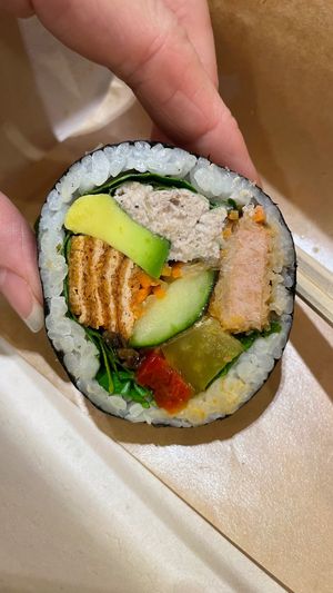 Gimbap is delicious. I was hoping for the nugget burrito but they’d sold out by lunch time on a Sunday 😜 very happy with customer service - friendly & clean 🇦🇺 at You Are What You Eat in Seoul