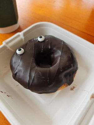Chocolate donut at Veganature - 비건네이처 in Seoul