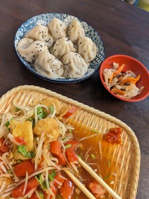 Xiaolongbao at Yuezhisu Vegetarian Cuisine - 越之素素食料理 in Taipei