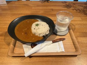 The "mix beans vegetable curry"  at Sonoma in Miyajima