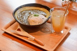 Vegan curry and rice at Sonoma in Miyajima