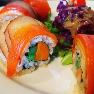 Rainbow roll at Shojin - Culver City in Culver City
