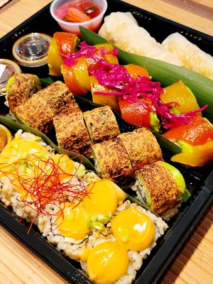 Sushi lover's platter to go 💜 at Shojin - Culver City in Culver City