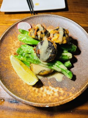 “Rock” shrimp  at Shojin - Culver City in Culver City