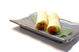 Baked Crab Hand Roll at Shojin - Culver City in Culver City