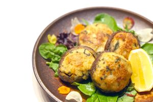 Stuffed Shiitake Mushrooms at Shojin - Culver City in Culver City