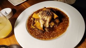 tempeh steak: very tasty at Shojin - Culver City in Culver City