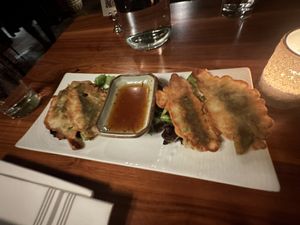 Loved the gyoza!  at Shojin - Culver City in Culver City