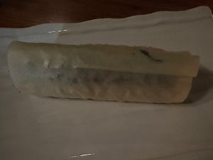 Doesn’t look like much but it’s the hijiki handroll  at Shojin - Culver City in Culver City