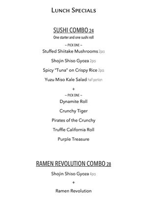 2025 MARCH | Lunch Specials at Shojin - Culver City in Culver City