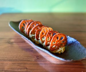 Yuzu Pepper Renkon Chips at Shojin - Culver City in Culver City